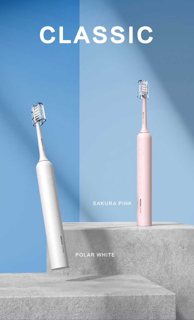 Wireless Charging Smart Electric Toothbrush IPX7 Waterproof MIROOOO 2