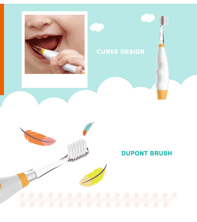 Kids Cartoon Replacement Electric Toothbrush Waterproof With Dupont Bristles 2