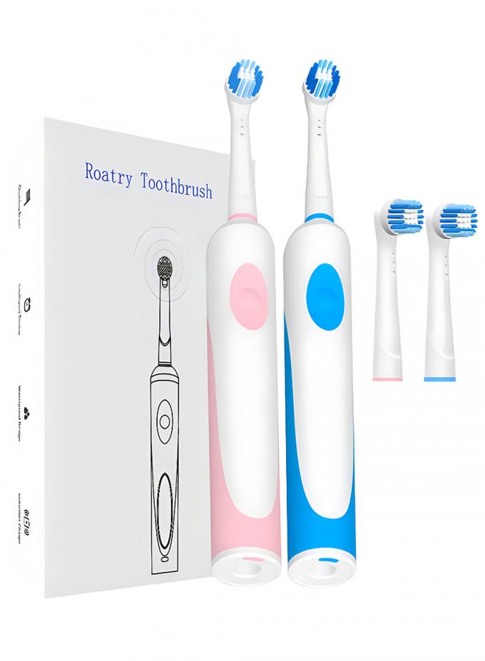 360 Rotating Electric Toothbrush Rechargeable EU-Patent Toothbrush With Round Brush Hea 0