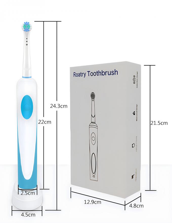 360 Rotating EU Patent Wireless Rechargeable Round Brush Heads Electric Toothbrush 5