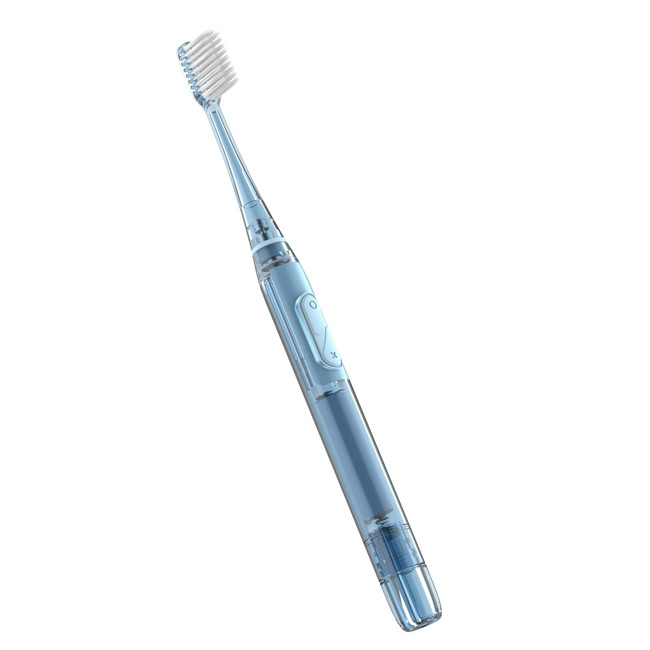 Dry Cell Sonic Battery Operated Toothbrush Dupont Bristles Waterproof For Adults 0